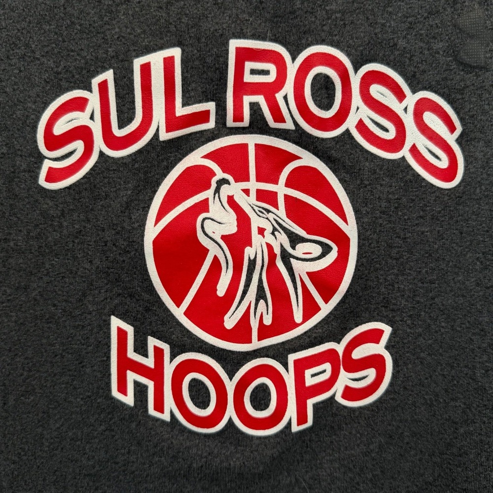 Under Armour Sul Ross State University Hoops Long Sleeve Shirt Mens Xl Gray